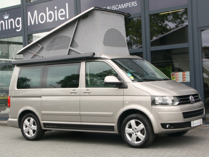 Volkswagen T5 GP California Generation – T6.1 tentdoek – Leer/Alcantara - 2014