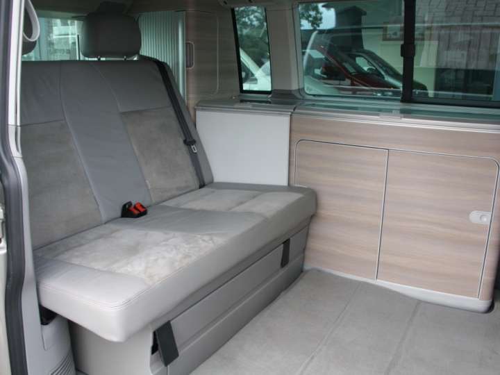 Volkswagen T5 GP California Generation – T6.1 tentdoek – Leer/Alcantara - 2014